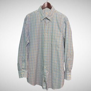 Peter Millar Shirt Mens Large Long SLeeve Button Down Shirt Pre Owned Easy care
